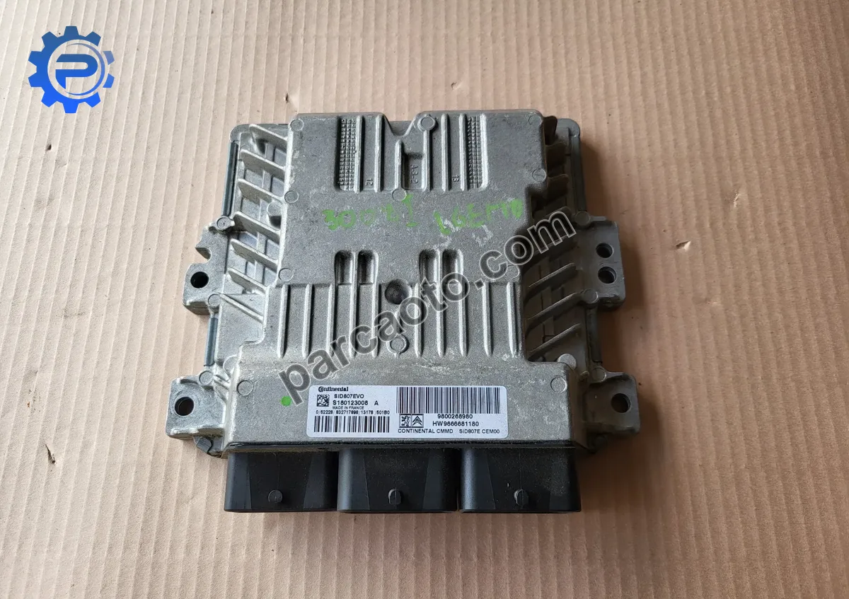 Peugeot 3008 1.6 e hdı orjınal çıkma ecu/motor beyni 9800268980 0281014729 0281014729