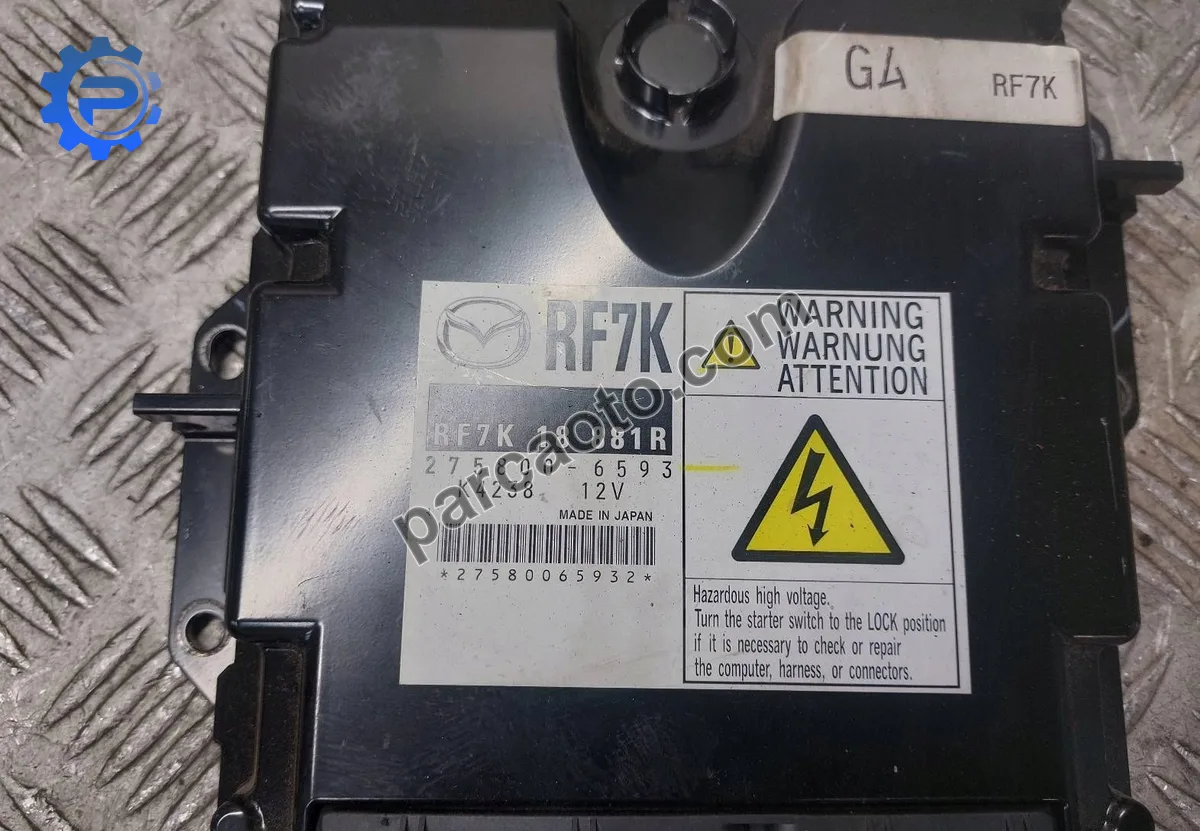 Mazda 6 2002-2008 2.0 orjınal çıkma motor/ecu beynı gr1n 67560b 275800-6593 gj6a