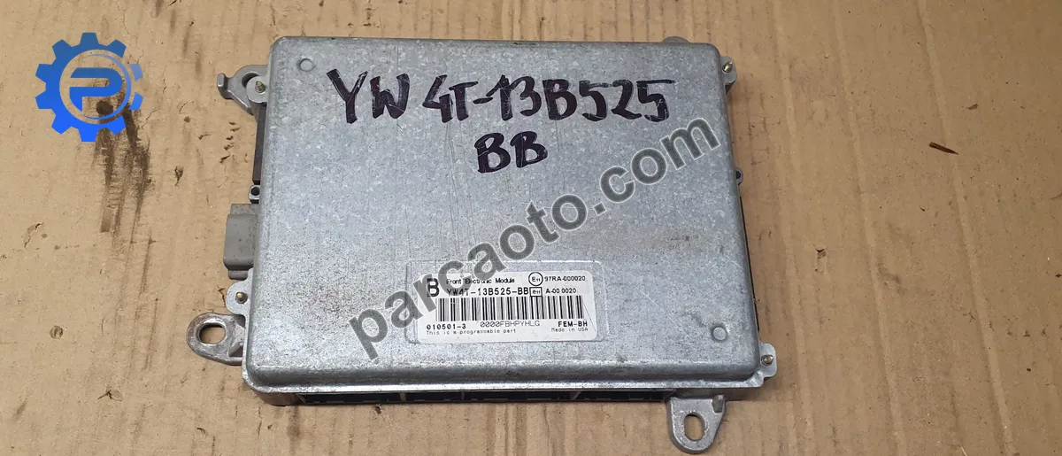 Jaguar s-type orjınal çıkma motor/ecu/ecm beynı yw4t-13b525-bb