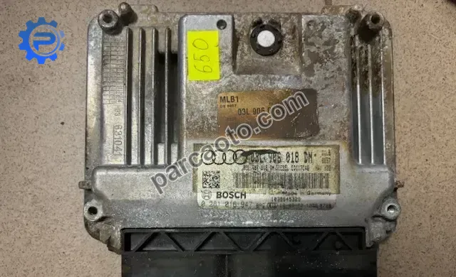 Audı q5 2.0 orjınal çıkma ecu/motor beyni 03l906018dn 0281016947