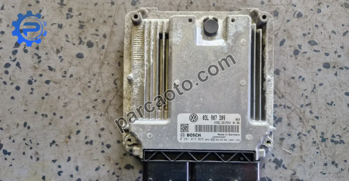 Volkswagen passat 2005-2010 b6 2.0tdı orjınal çıkma ecu/motor beyni 0281015029 03l907309 03g906018ce  03g906018cd