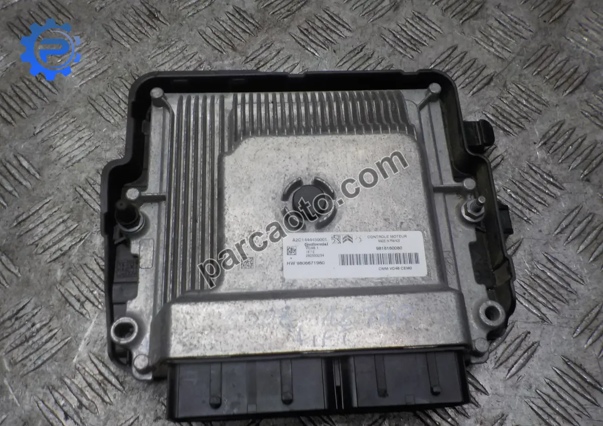 Peugeot 2008 1.2 orjınal çıkma ecu/motor beyni 9818160080 hw9815023380 9851418180