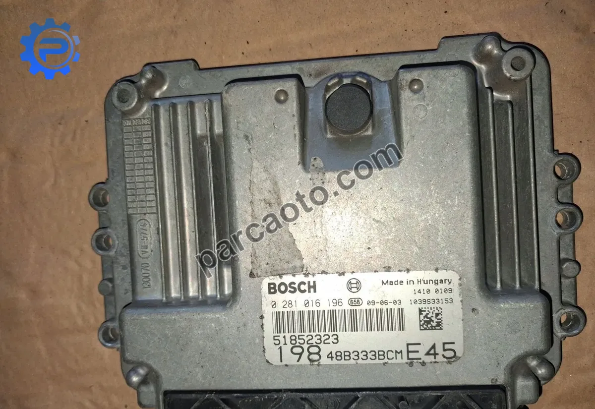 Fiat bravo  1.6 2007 orjınal çıkma ecu/motor beyni 51852323  edc16c39 0281014455 0281015560