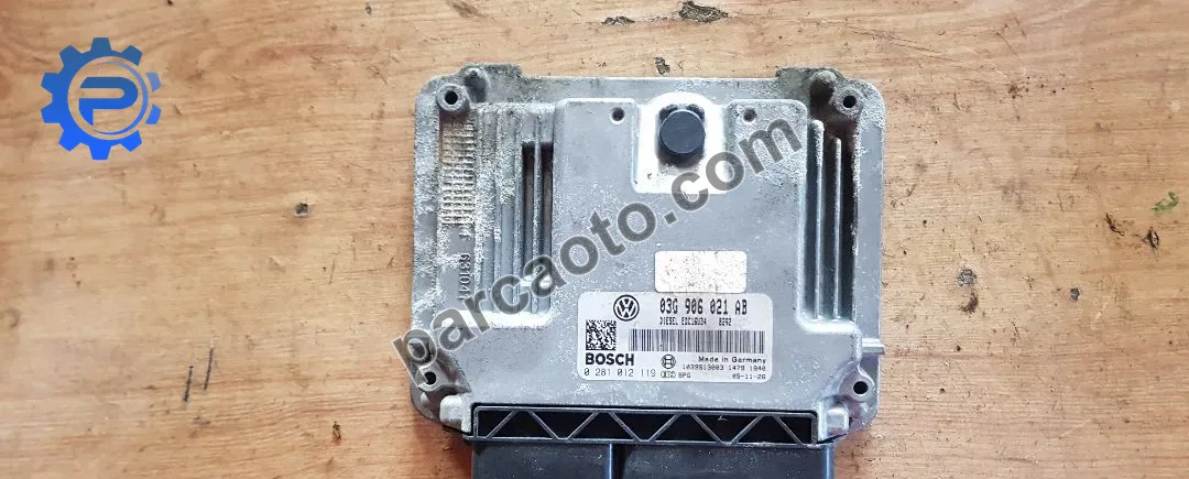 Volkswagen passat 2005-2010 b6 2.0 tdı orjınal çıkma ecu/motor beynı 03g906021ab