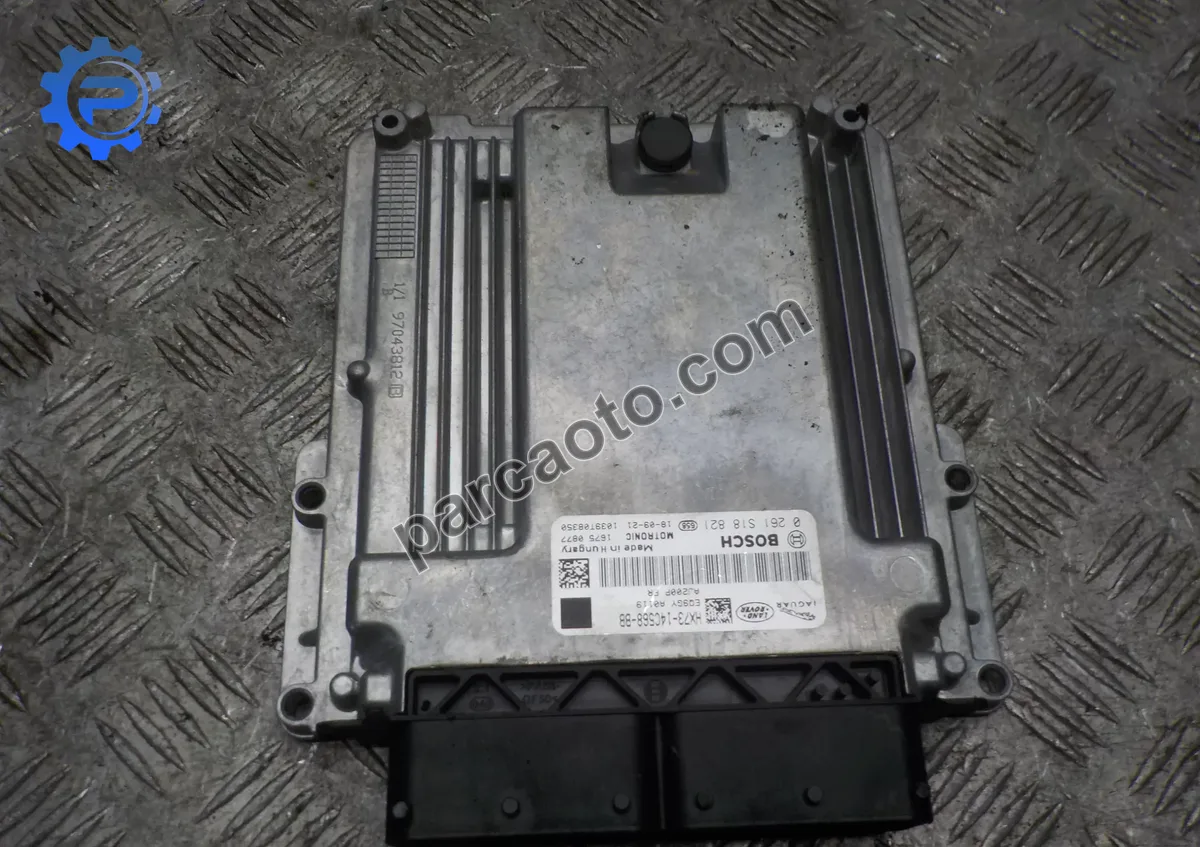 Jaguar xe 2.0 d orjınal çıkma ecu/motor beynı 0261s18821 gx73-12c520-fag   h7a3-12c520-fdc ej32-12b684-mc hx73-12c520-ffb