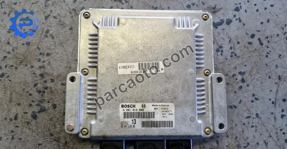 Cıtroen c5 2.0 hdı 2001-2004 orjınal çıkma ecu/motor beynı 0281010808 9644721080 0 281 010 808 9652183880 (