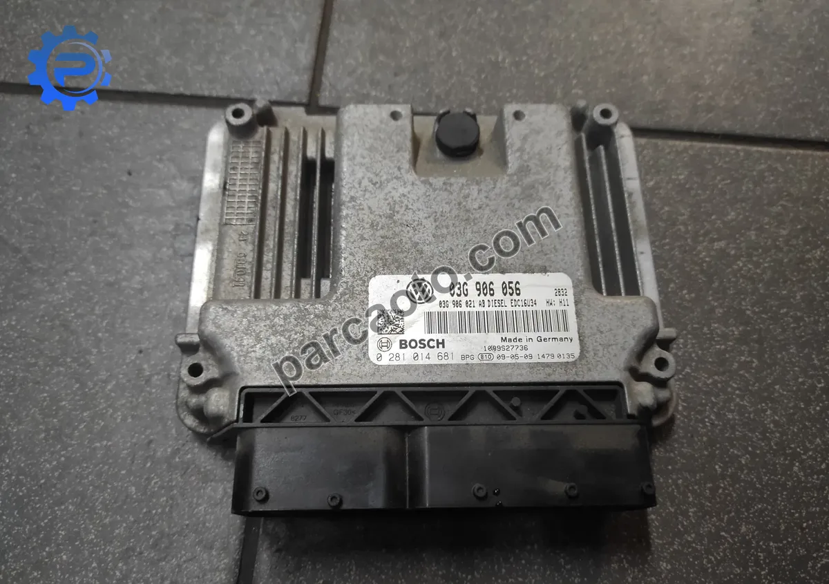 Volkswagen touran 1.9 tdı 2003 2010 orjınal çıkma ecu/motor beynı 03g906056