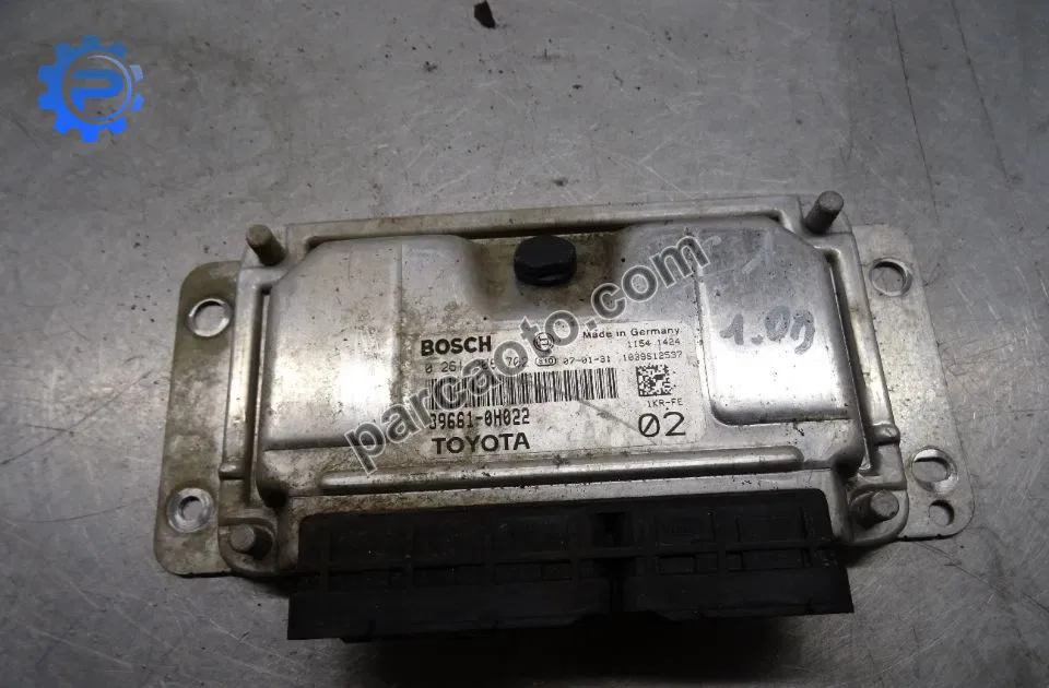 Cıtroen c1 2005 2014 orjınal çıkma ecu/motor beynı  0261208702 89661-0h022