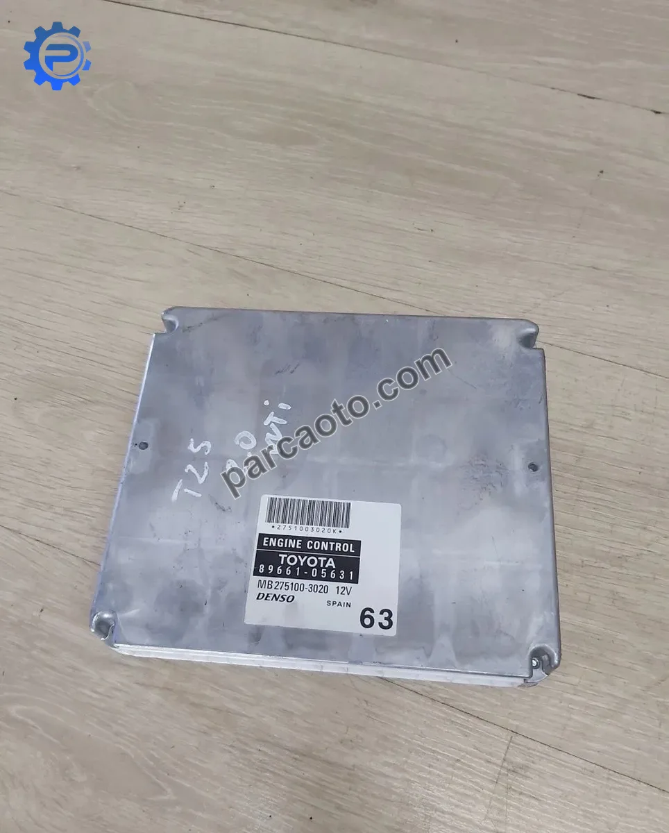 Toyota avensis t25 2003 2008 2,0 orjınal çıkma ecu/motor beynı 89661-05631