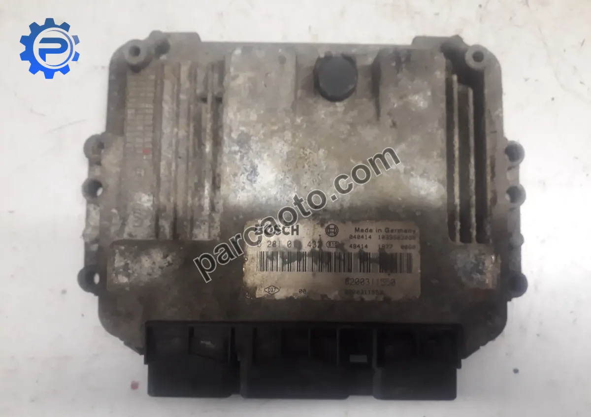Renault master  2,5 dcı 1998-2003 orjınal çıkma ecu/motor beynı 0281011432  8200311550