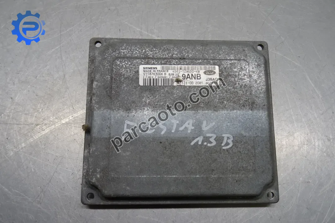 Ford fıesta  2002-2005 1.3  orjınal çıkma ecu/motor beynı  4s61-12a650-kb