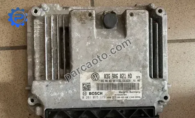 Volkswagen touran 2003-2010 orjınal çıkma ecu/motor beynı 1.9tdı 03g906021nd