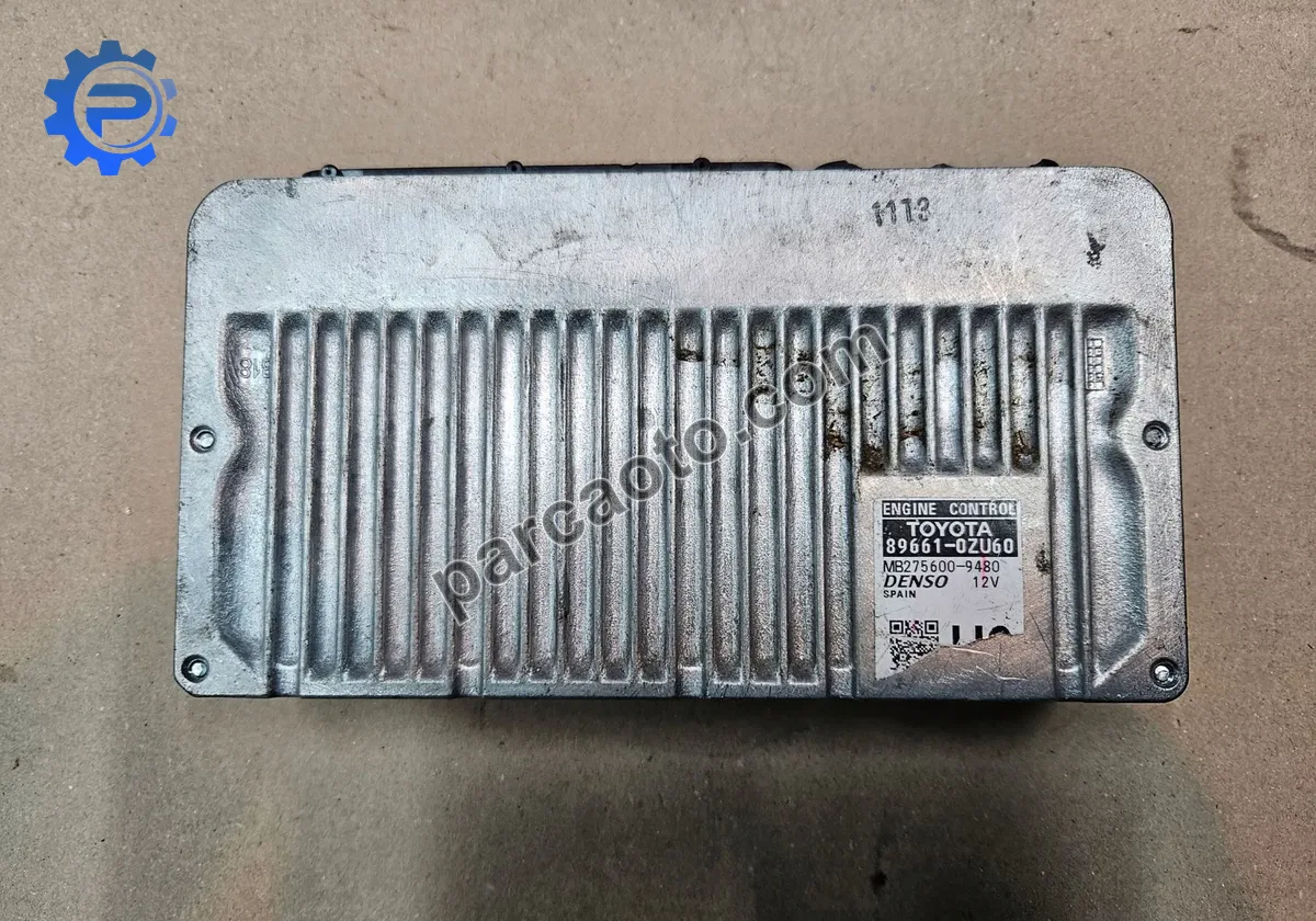 Toyota auris 1.4 d-4d   orjınal çıkma ecu/motor beynı 89661  89661-0zg30  0281019777