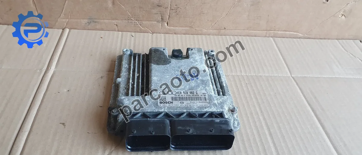 Audi a8 3.0 tdı orjınal çıkma ecu/motor beynı 4e0910402g 4e0907401d
