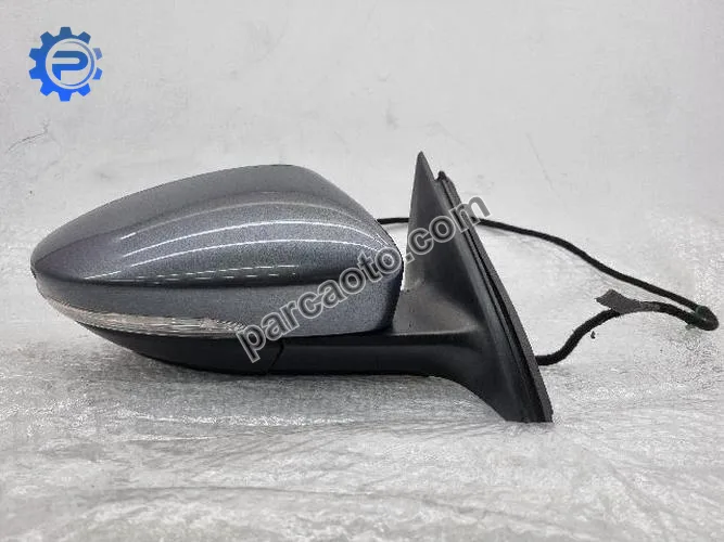 VOLKSWAGEN PASSAT 2011-2015 Sağ Dış Ayna Orjinal Çıkma Hatasız Füme Gri 3C8 857 508 AB 3C8 857 508 AF