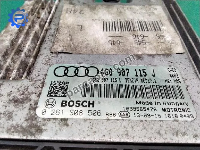 Audi A6 2011 - 2018 (2.0 TFSI CYNB CYPA) Orjinal Çıkma Ecu Motor Beyni 4G0907115J 4G0907115 4G0907115A 8K2907115AL 8K2907115L 0261S10323