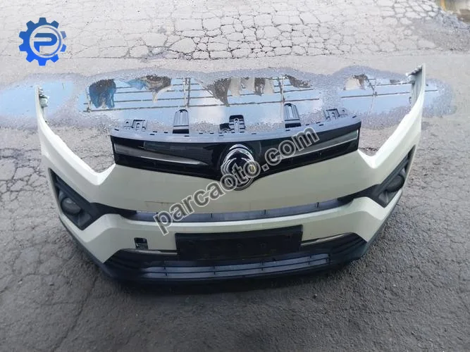 KGM SsangYong Tivoli 2019-2023 Orjinal Çıkma Dolu Beyaz Ön Tampon Alt Parçası