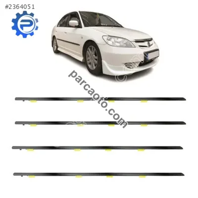 Honda Civic Vtec Çıta Cam Sıyırıcı Fitil Takım 4 Kapı