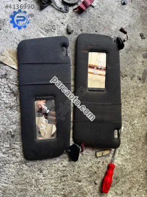 Bmw E53 X5 Sağ Sol Güneşlik Orjinal Siyah