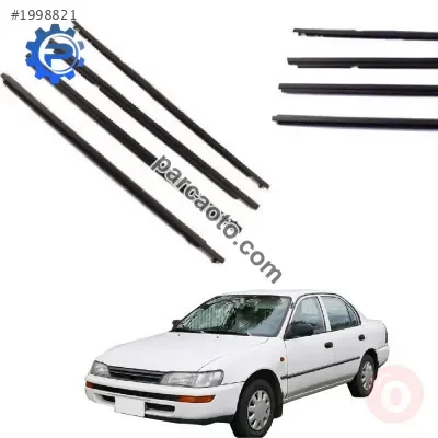 Toyota Corolla AE101 Sıyırıcı Fitil Takım 4 Kapı Siyah 93-98