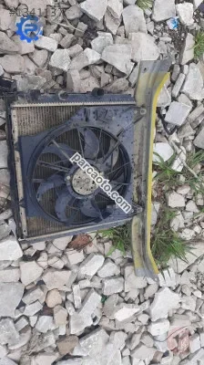 renault kangoo 1.9 çıkma su radyatör fan motor davlumbaz set