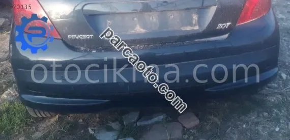 2009 model peugeot 207 1.4 çıkma arka tampon