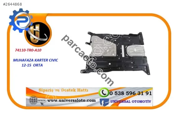 Honda Muhafaza Karter Cıvıc 12-15 Orta