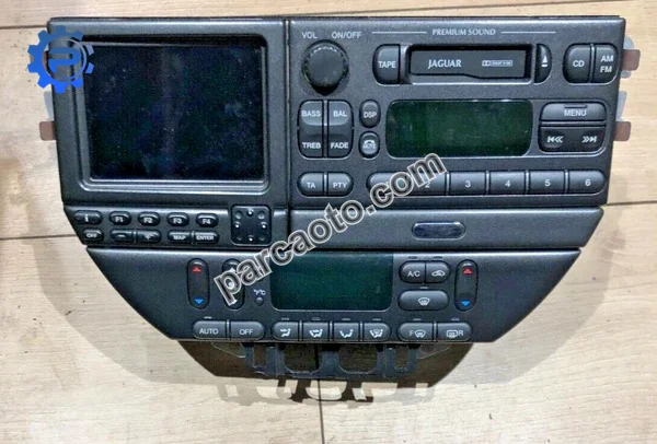 Jaguar S-Type 1999 - 2008 Orijinal Çıkma Radyo Teyp Komple XR837851, XR828965, 1X4F-10D885-AD)