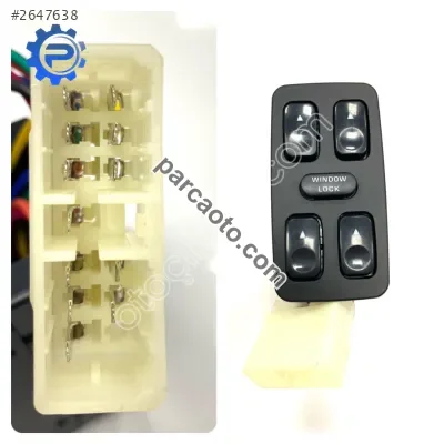 Hyundaı Düğme Cam Açma Elantra 92-94 Ön Sol