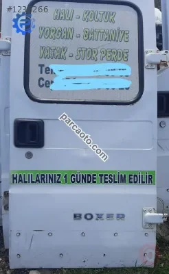 fiat ducato çıkma sağ bagaj kapağı