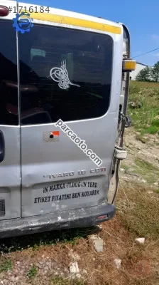 opel vivaro çıkma sağ bagaj kapağı