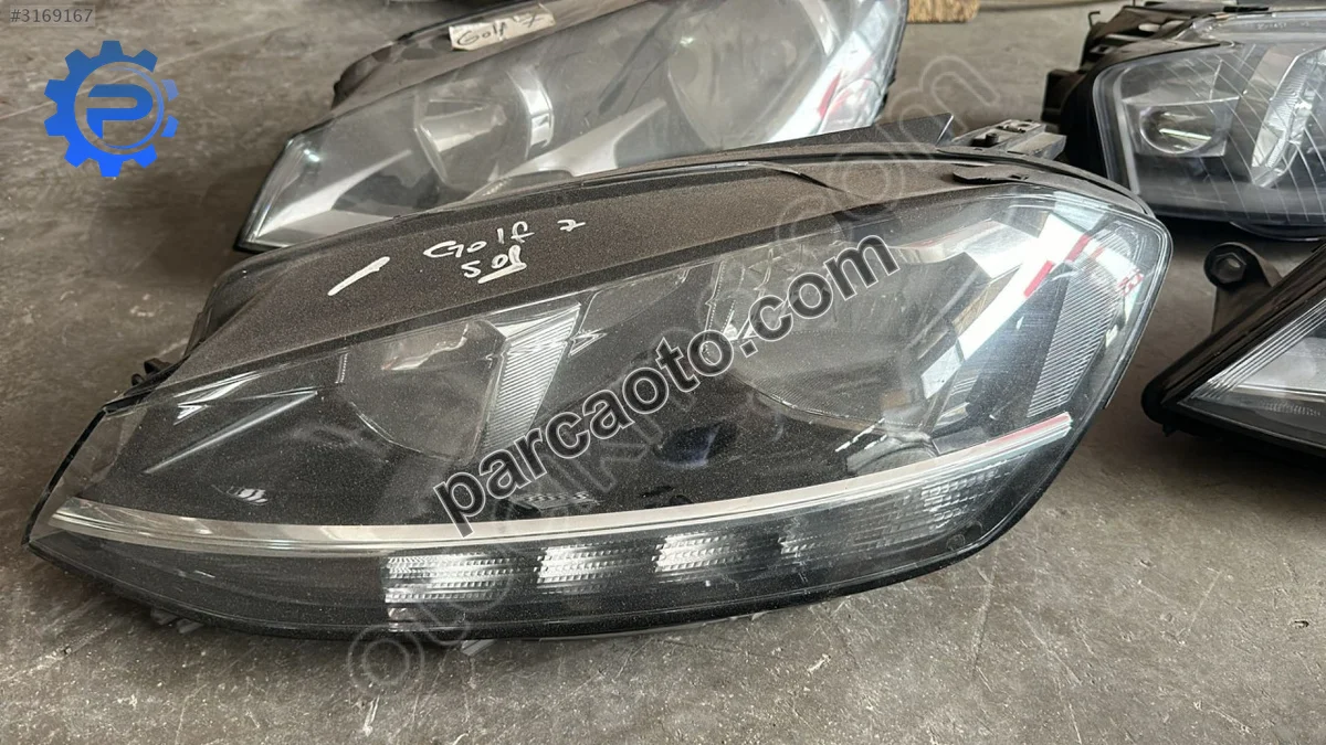 Golf 7, 7.5 sol ön far ledli Golf 7, 7.5 sol ön far ledli