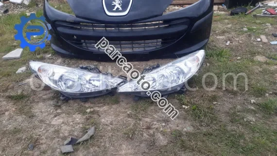 peugeot 207 çıkma sağ sol far takımı