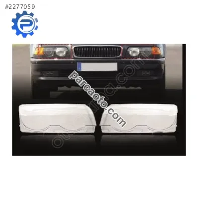 Bmw E38 Sağ-Sol Takım Far Cam 1999-2001