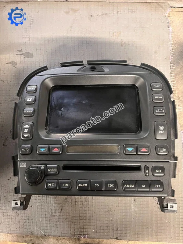 Jaguar S-Type 1999 - 2008 Orijinal Çıkma Navigasyonlu  Multimedya Ekranı  XR858087, XR850989, 4X43-1