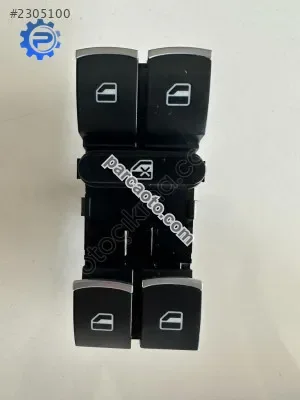 Çıkma Cam Düğmesi Sol Ön Dörtlü VW Passat Jetta Tiguan Golf