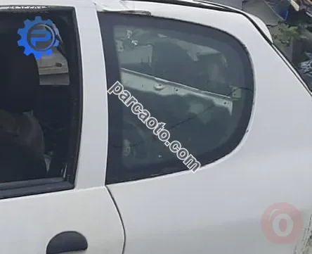 peugeot 206 çıkma sol arka kelebek camı