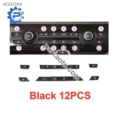 Klima Tuş Takımı F10 F07 F01 Set 12 Adet 2007-2012 A61319313