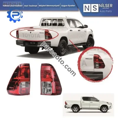 Toyota Hilux Sağ-Sol Arka Stop Lambası Takımı DUYLU 2015-2020