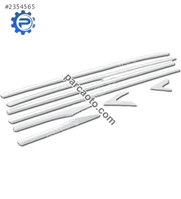 Honda Cıvıc FC5 Krom Cam Çıtası Set 8 Parça 2016-2021