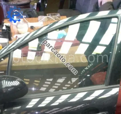 peugeot 207 çıkma sol ön kapı camı