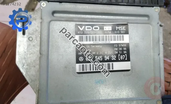 mercedes e-class e230 çıkma motor beyni