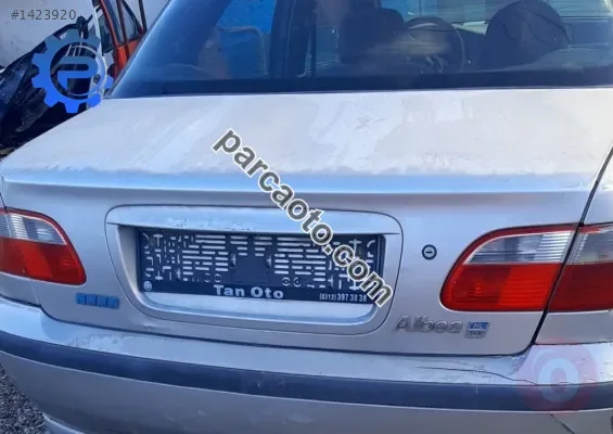 2005 fiat albea 1.6 16v benzinli çıkma dolu bagaj kapağı