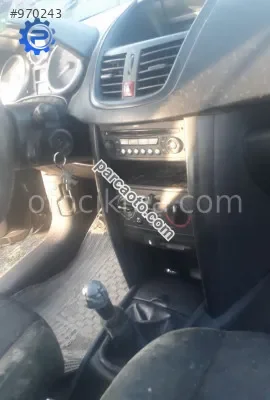 2009 model peugeot 207 1.4 çıkma orta kontrol paneli