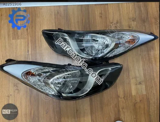 Hyundai Elantra Sağ Sol Far Elektrikli 2011-2013