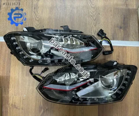 Vw Polo GTI Led BI-XENON Far Lambası Sağ Sol Set 2009>