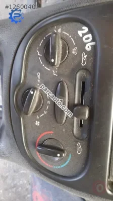 peugeot 206 çıkma klima kontrol paneli