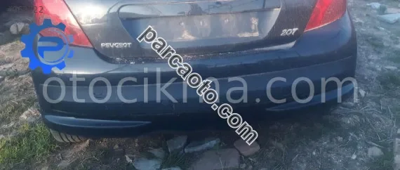 2009 peugeot 207 1.4 benzinli çıkma arka tampon