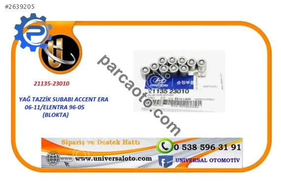 Hyundai Accent Yağ Pompası - İzmir Bornova