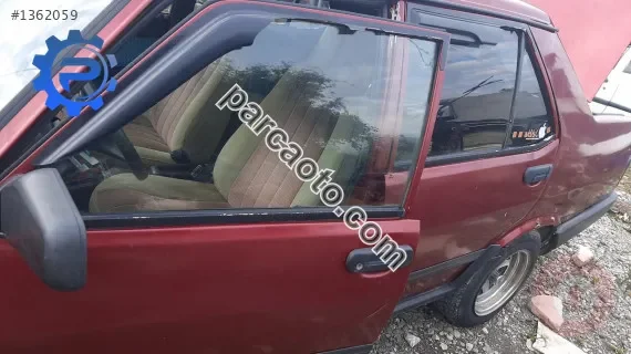 1992 model tofaş doğan çıkma sol kapı camı takımı